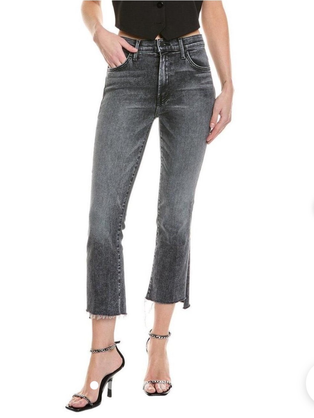 MOTHER The Insider Crop Step Fray Jeans